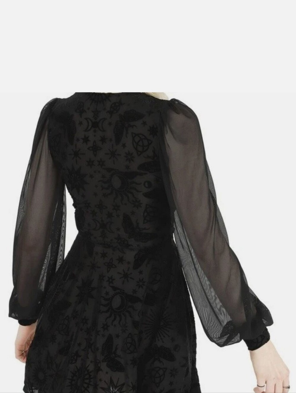 Black Milk Burned Velvet Spell Dress - Picture 3 of 5